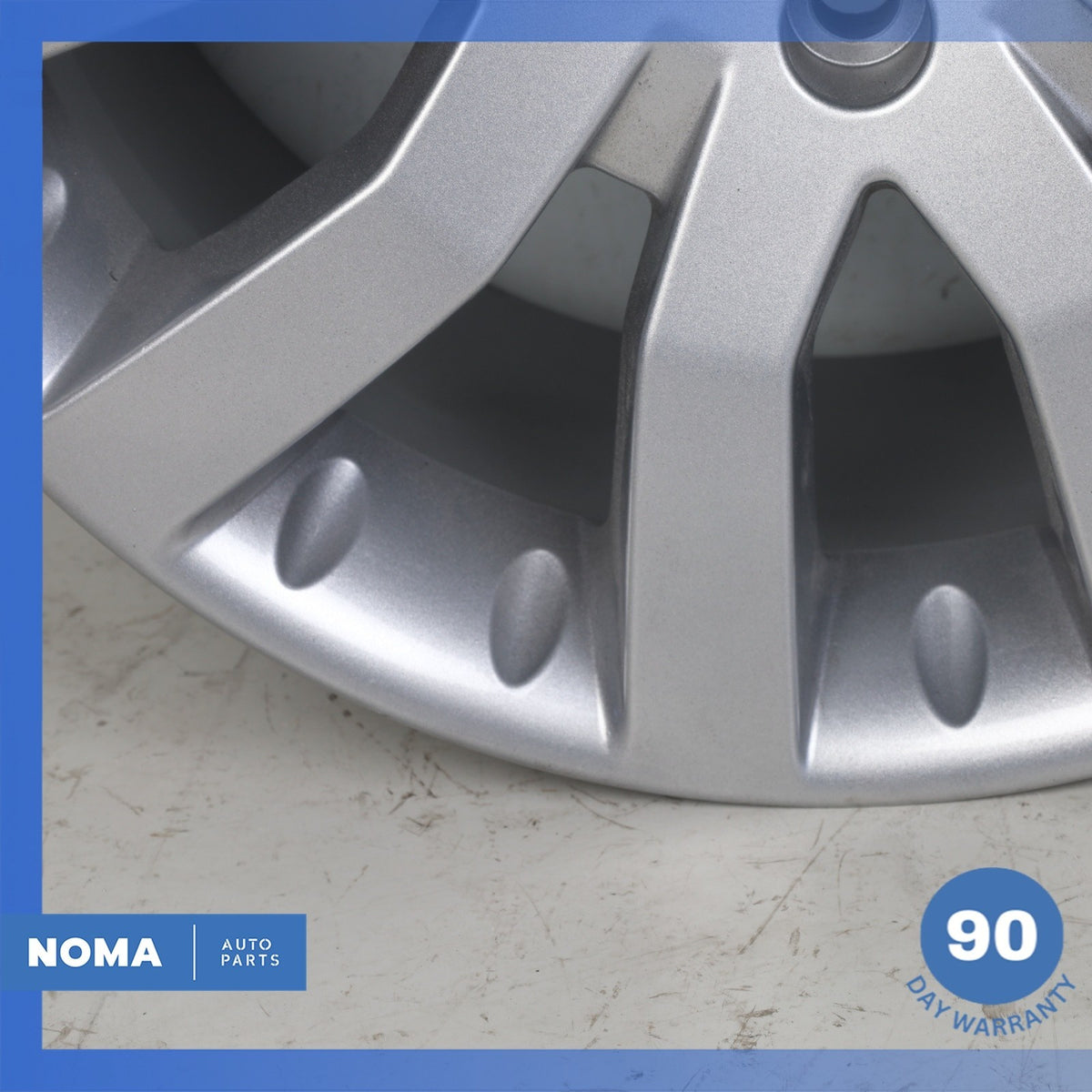 06-09 LR Range Rover Sport L320 Silver Sparkle 9.5 x R20 20" Wheel Rim OEM - photo 8