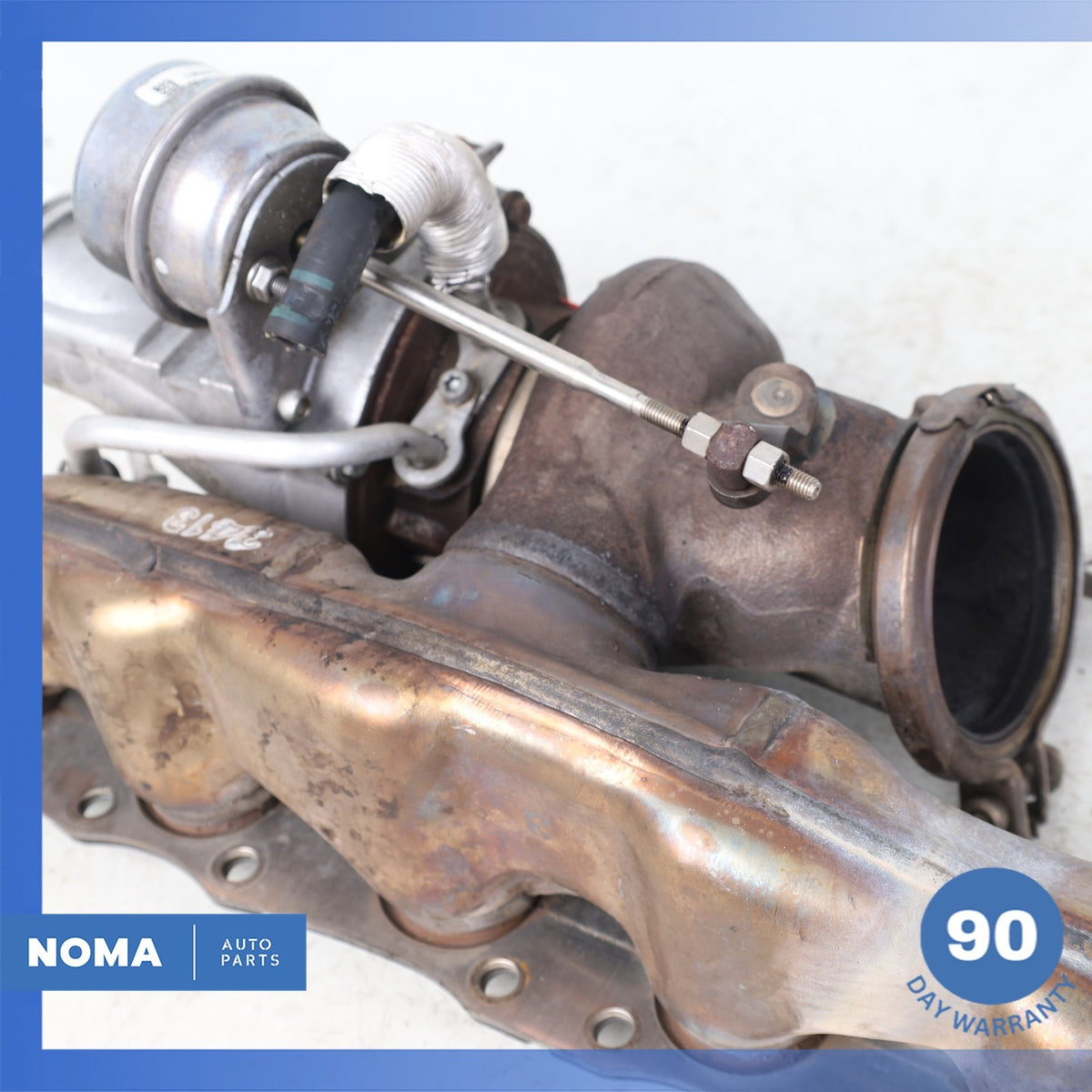 11-15 BMW F07 535i 740i 640i N55 3.0L Turbo Turbocharger 7583908 OEM - photo 4