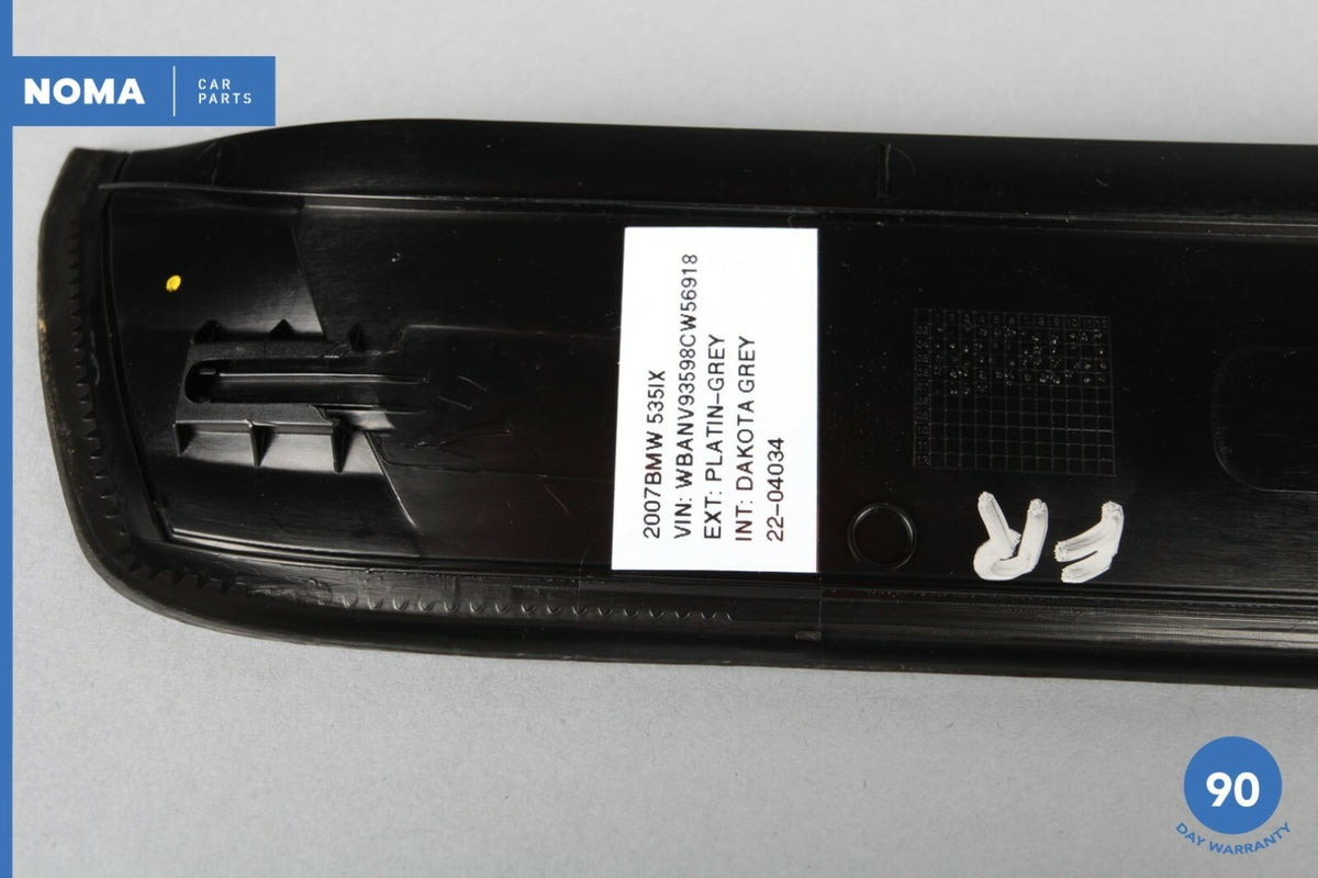 04-10 BMW 535xi E60 Front Right Passenger Side Outer Scuff Plate Panel Black OEM - photo 10