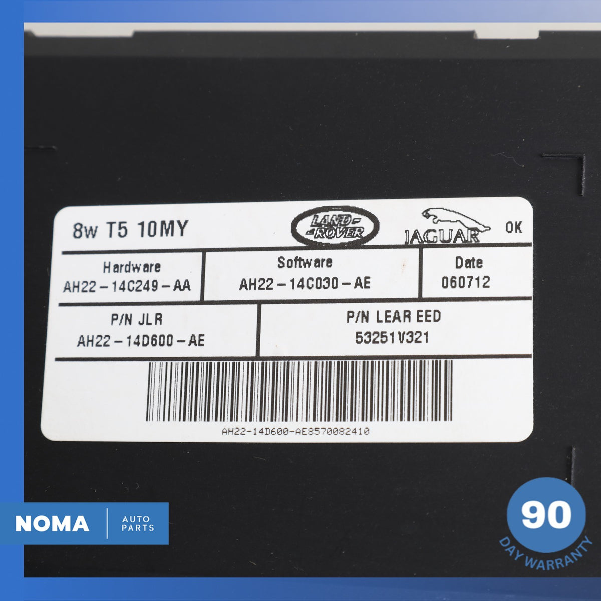 2013 Range Rover Sport L320 Left or Right Seat Control Module AH2214D600AE OEM - photo 6