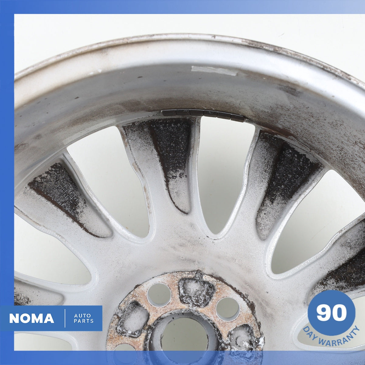 13-22 Land Rover Range Rover L405 Style D 9.5 x R21 21" Wheel Rim Silver OEM - photo 14