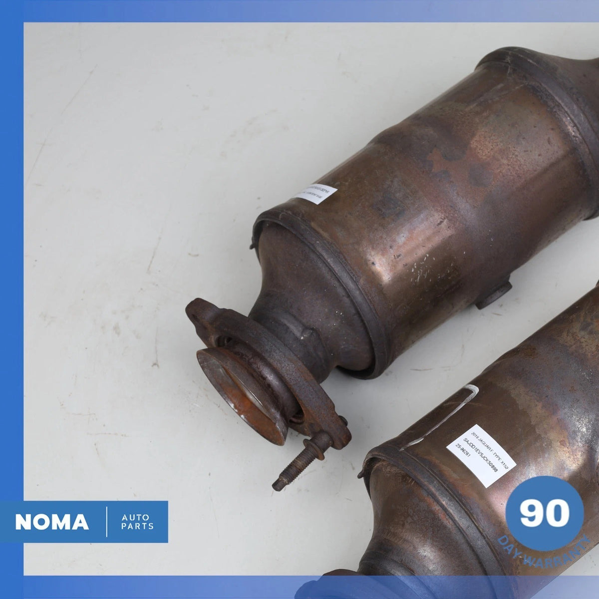 16-20 Jaguar X152 F-Type-S RWD Left & Right Side Exhaust Downpipe Set OEM 19k - photo 7