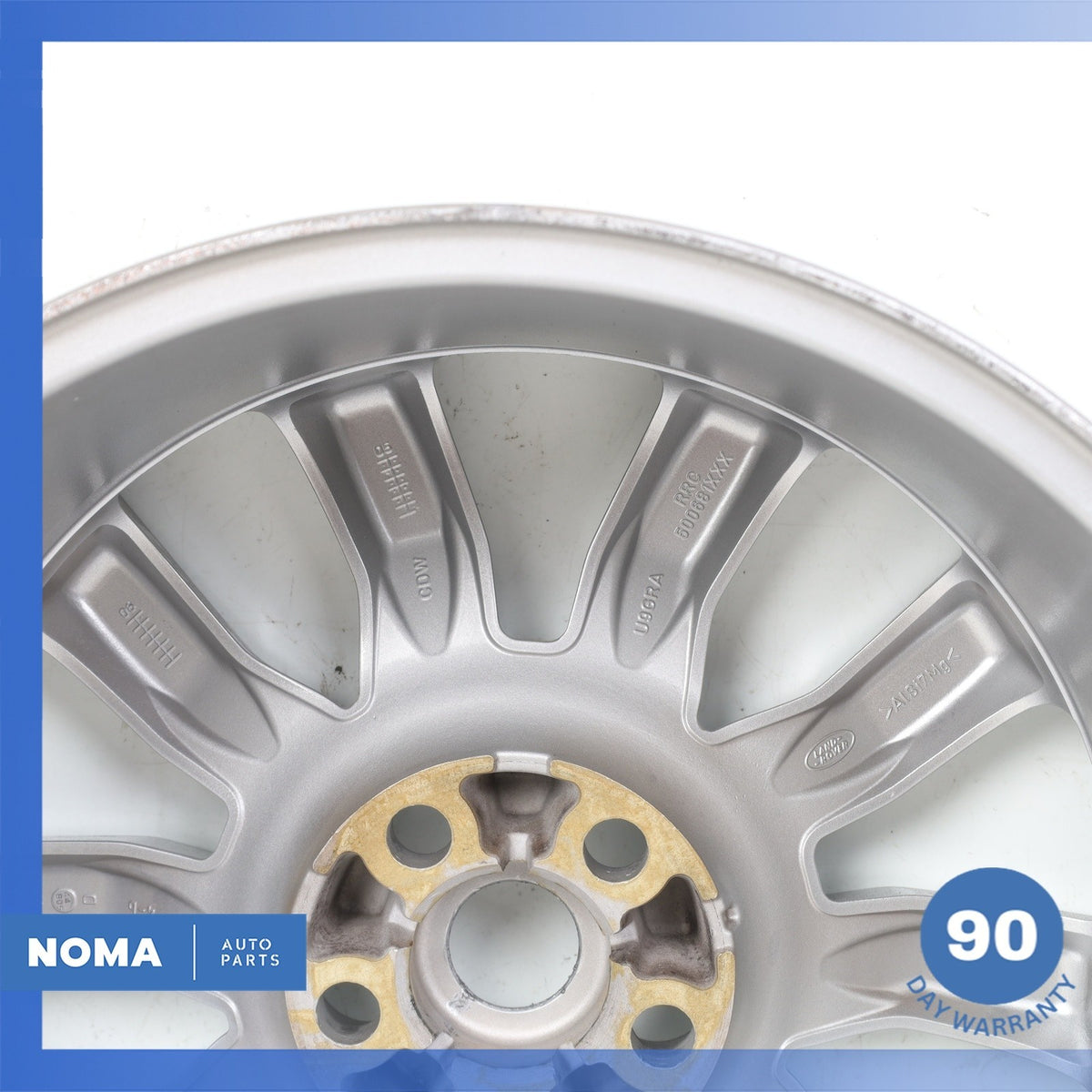 14-22 LR Range Rover Sport L494 Silver Sparkle 9.5 x R20 20" Wheel Rim OEM - photo 12