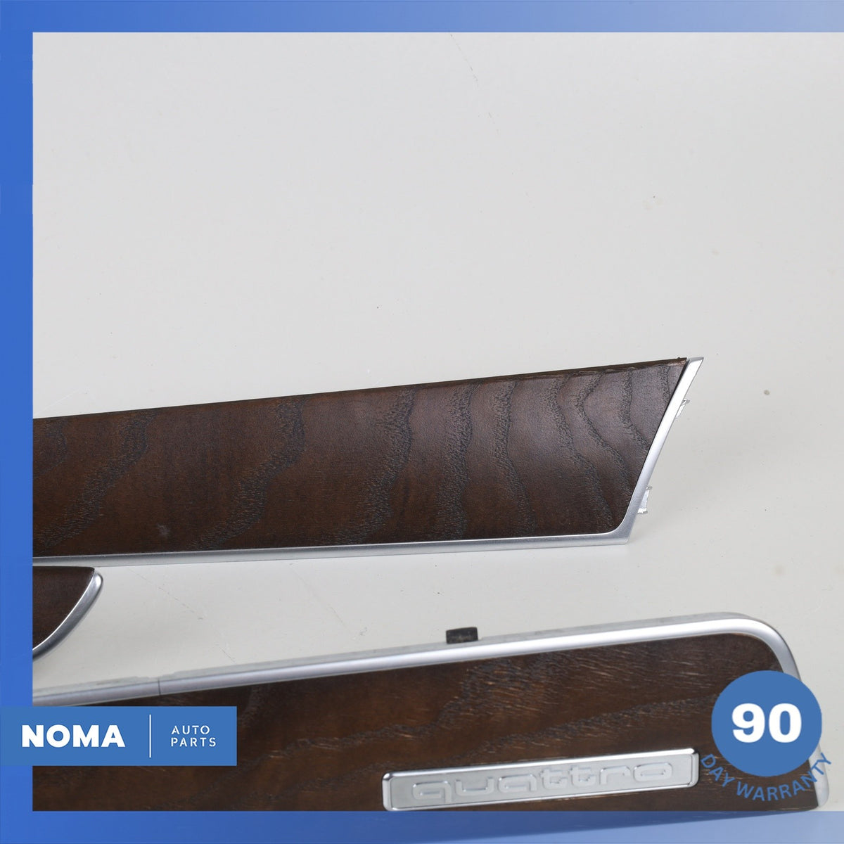 09-17 Audi 8RB Q5 SQ5 Front & Rear Interior Door Panel Molding Trim Wood Set OEM - photo 2