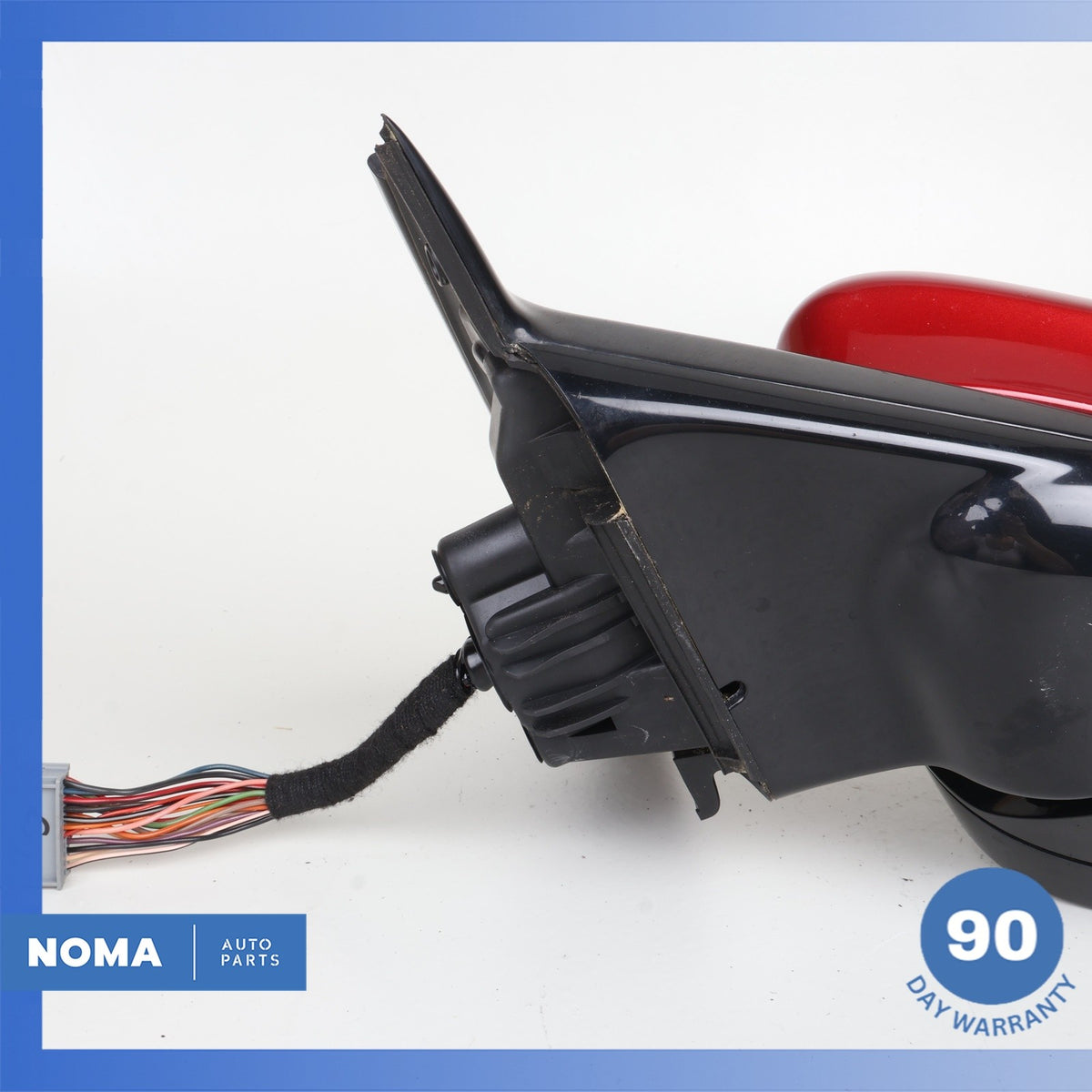 10-19 Jaguar X351 XJ XJR Left Side Rear View Door Mirror w/ Blind Spot Red OEM 7 - photo 14