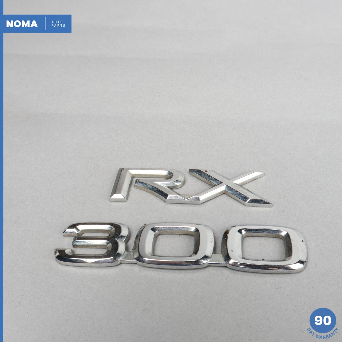 99-03 Lexus RX300 XU10 Rear Trunk Bot Tailgate Logo Emblem Chrome Set OEM - photo 1
