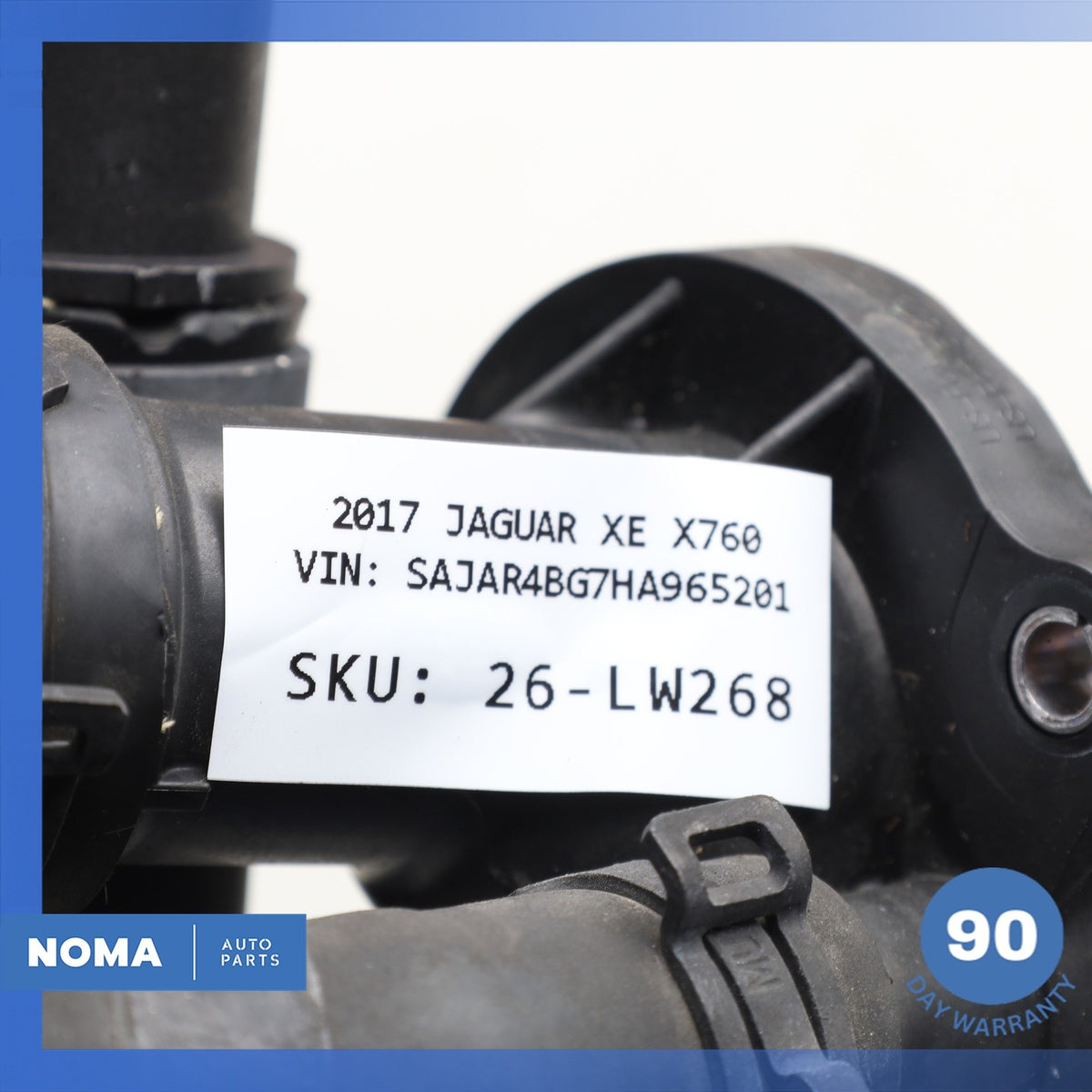 Jaguar X760 XE 2.0L Engine Motor Radiator Coolant Tube HX738286BA OEM - photo 18