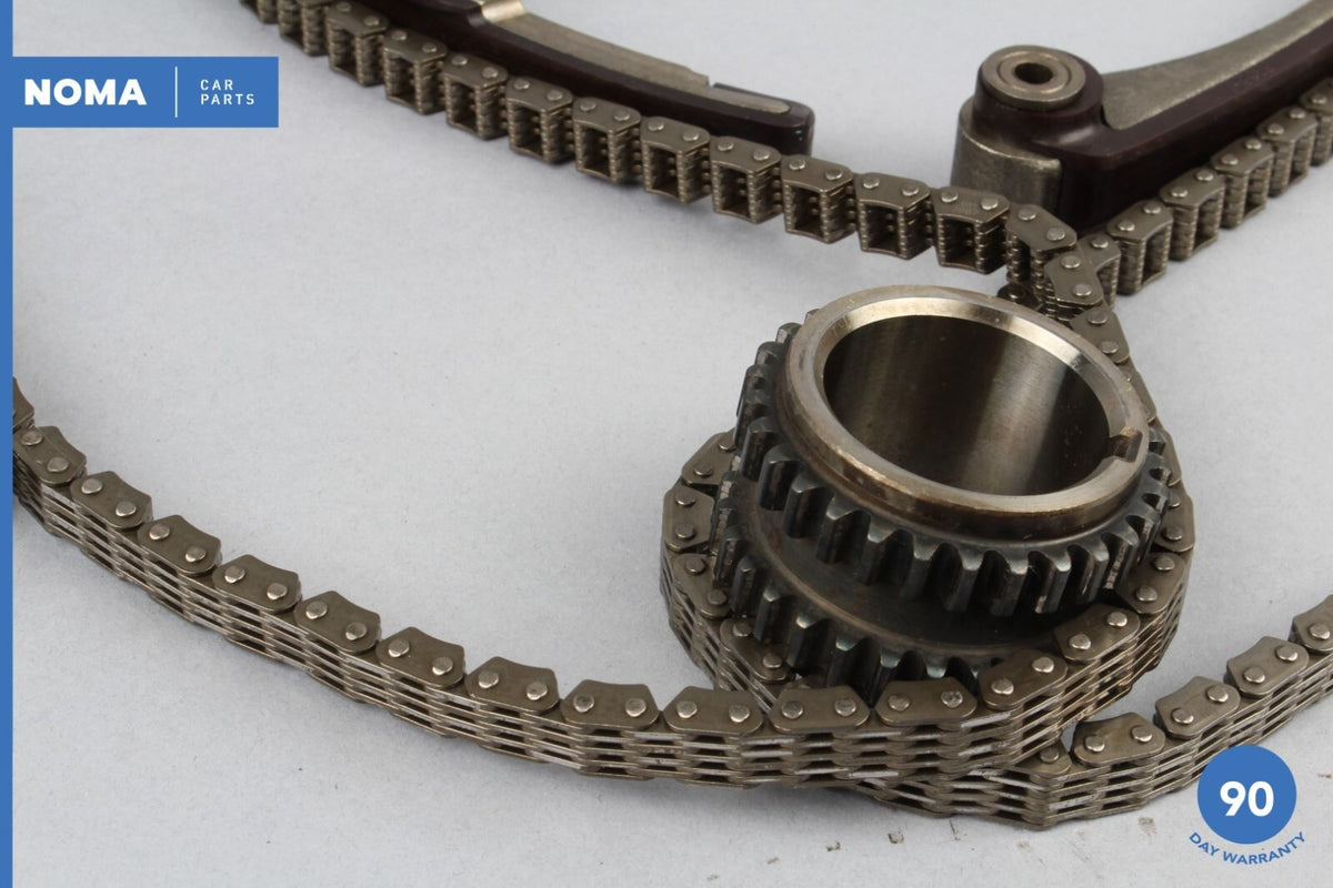 04-09 Jaguar XJ8 VDP X350 Timing Chain w/ Tensioner Blade & Guide Rail Set OEM - photo 5