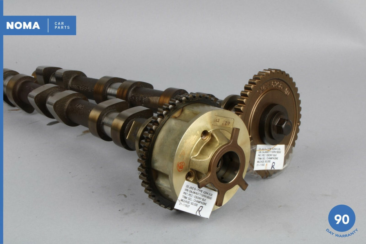 02-08 Jaguar S-Type X206 3.0L JV6 Engine Right Exhaust & Intake Camshaft Set OEM - photo 10