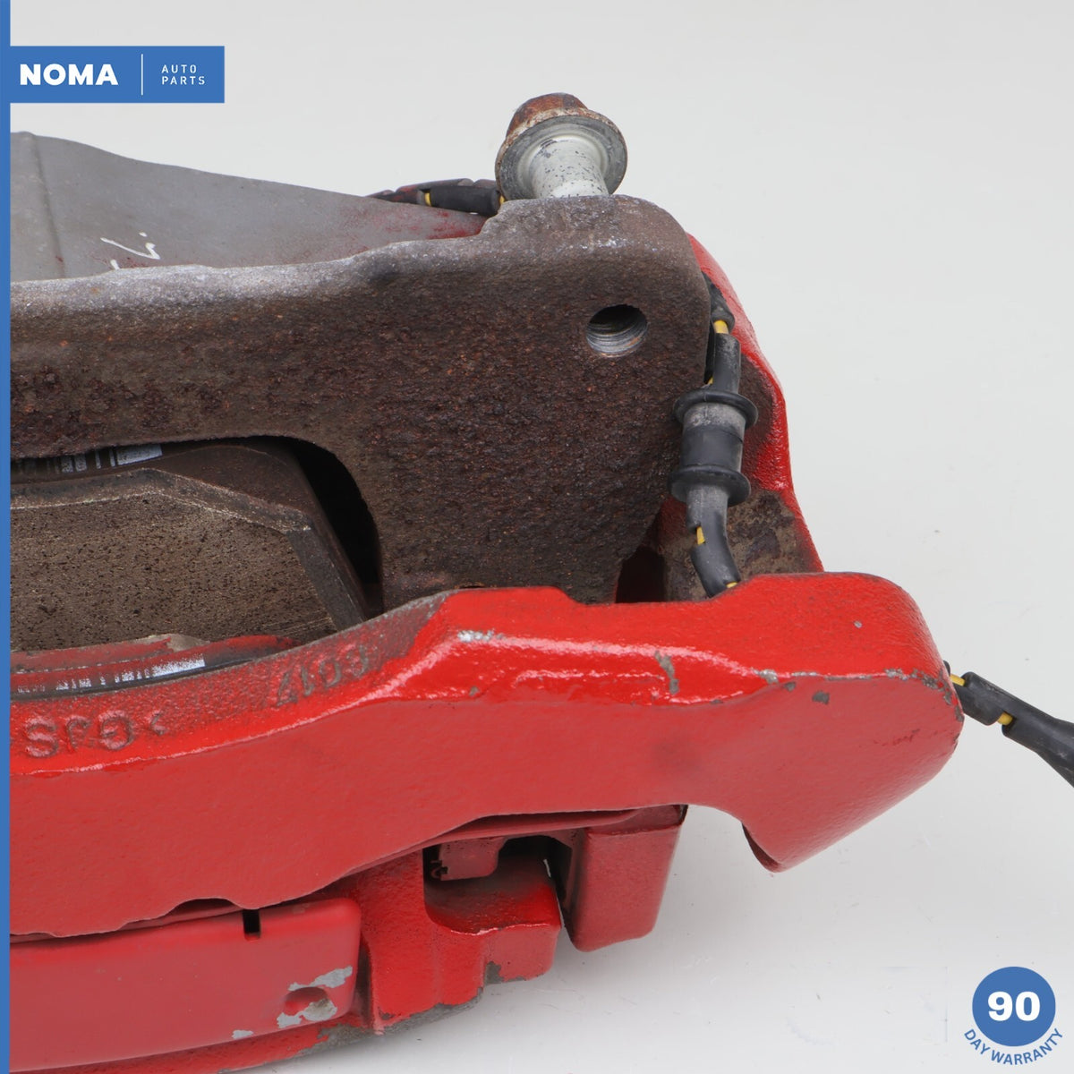 10-19 Jaguar XJ XF XK 3.0L SC 5.0L NA AWD Front Left Side Brake Caliper Red OEM - photo 11