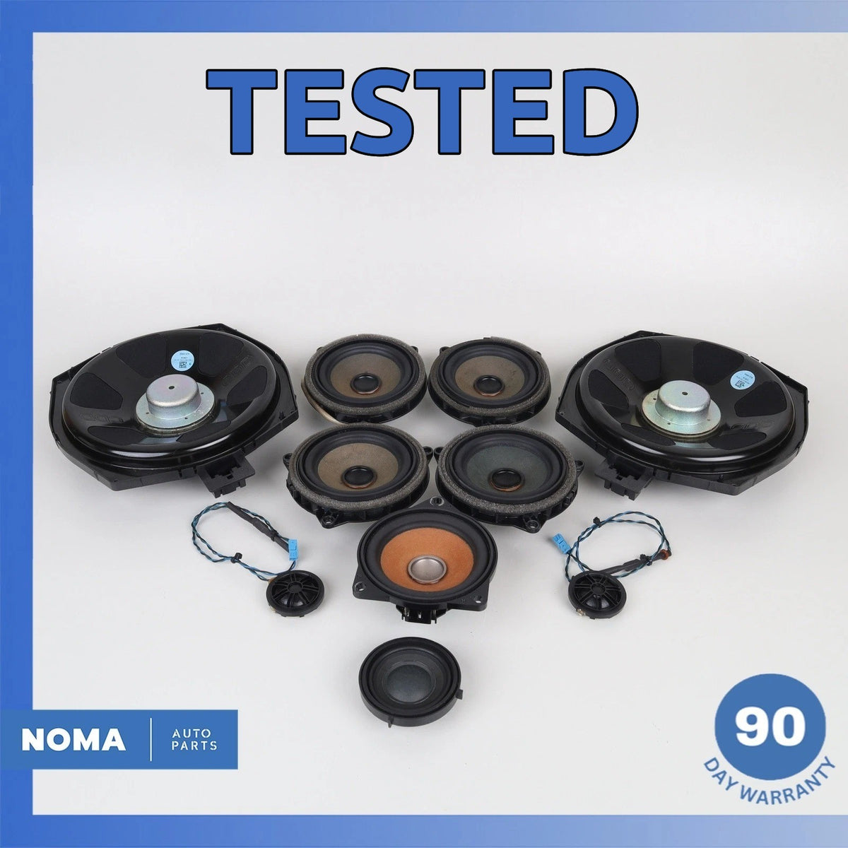 12-18 BMW F30 328i 320i Hi-Fi Interior Speaker Tweeter Loudspeaker Set OEM - photo 1