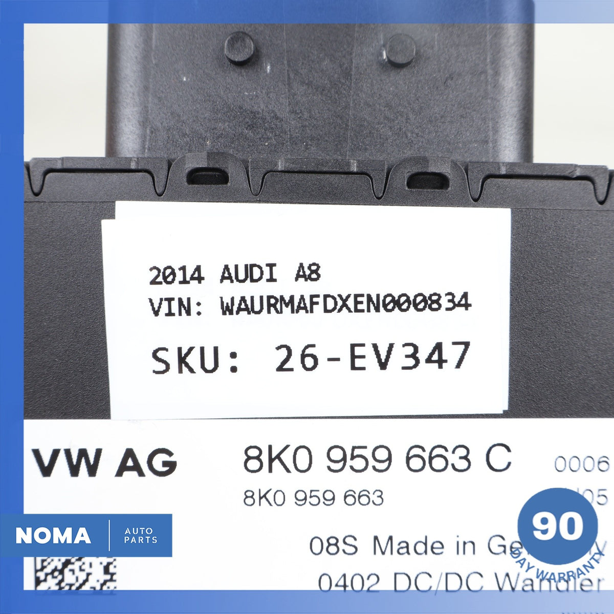 Audi D4 A8L Voltage Stabilizer Control Module 8K0959663C OEM - photo 7