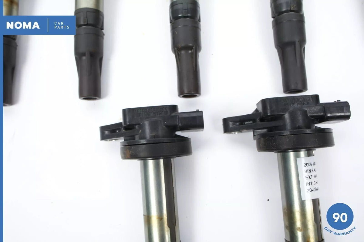 03-10 Jaguar X150 XK XF Engine Motor Ignition Coil Set of 8 6R8312A366AA OEM - photo 6