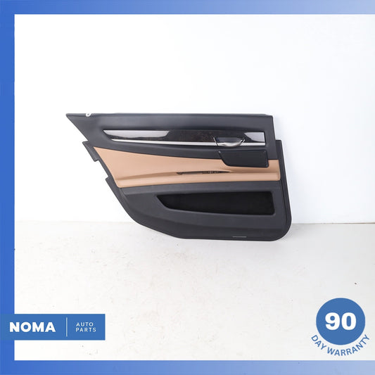 09-15 BMW F02 750i 740i LWB Rear Left Driver Side Door Panel Cover Nappa OEM - photo 1
