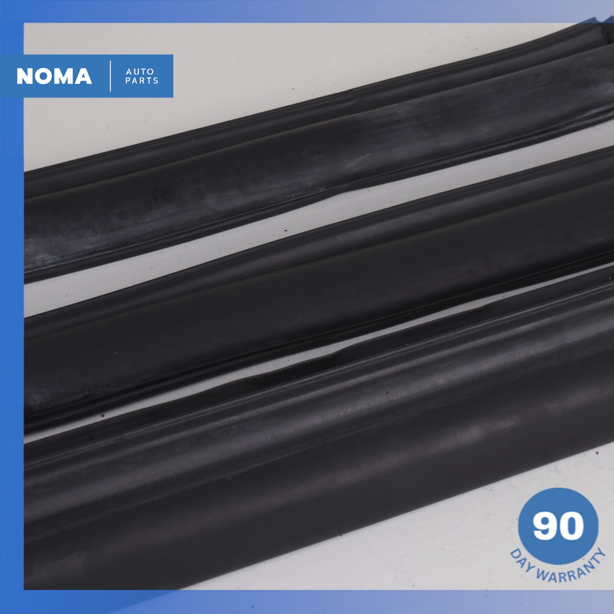 89-96 Jaguar XJS Convertible Top Roof Left Side Outside Molding Seal Set OEM - photo 4