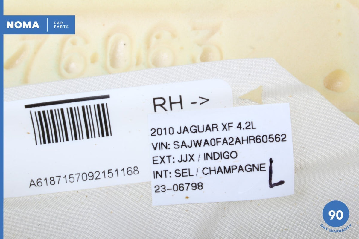 10-11 Jaguar XF X250 Front Left Side Top Upper Seat Cushion 9X23F64417BE SEL OEM - photo 17