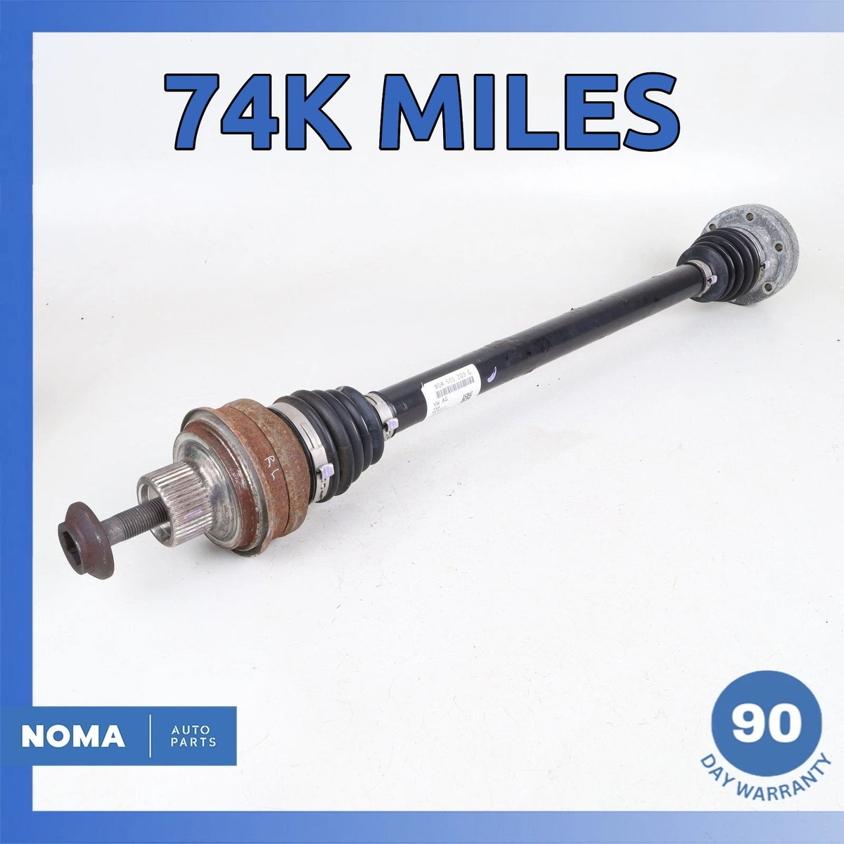 18-25 Audi FY Q5 Rear Left Driver Axle Half Shaft 80A501203G OEM 74k - photo 1