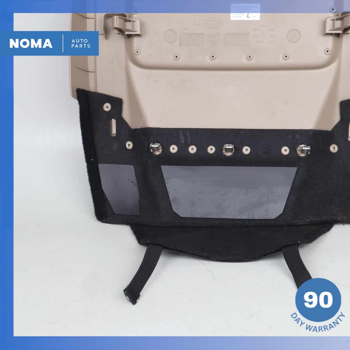12-15 Range Rover Evoque L538 Front Left Driver Seat Back Panel Cover OEM - photo 13
