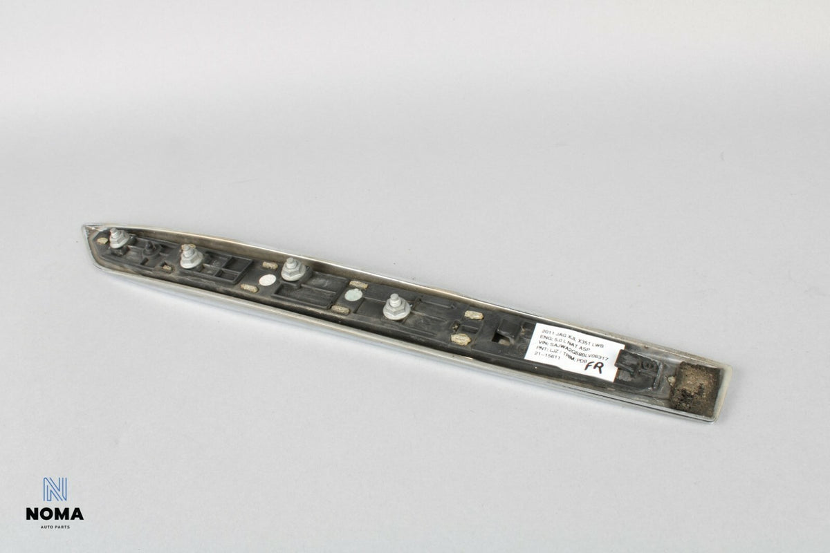 10-15 Jaguar XJL X351 Portfolio Front Right Passenger Side Fender Molding OEM - photo 5