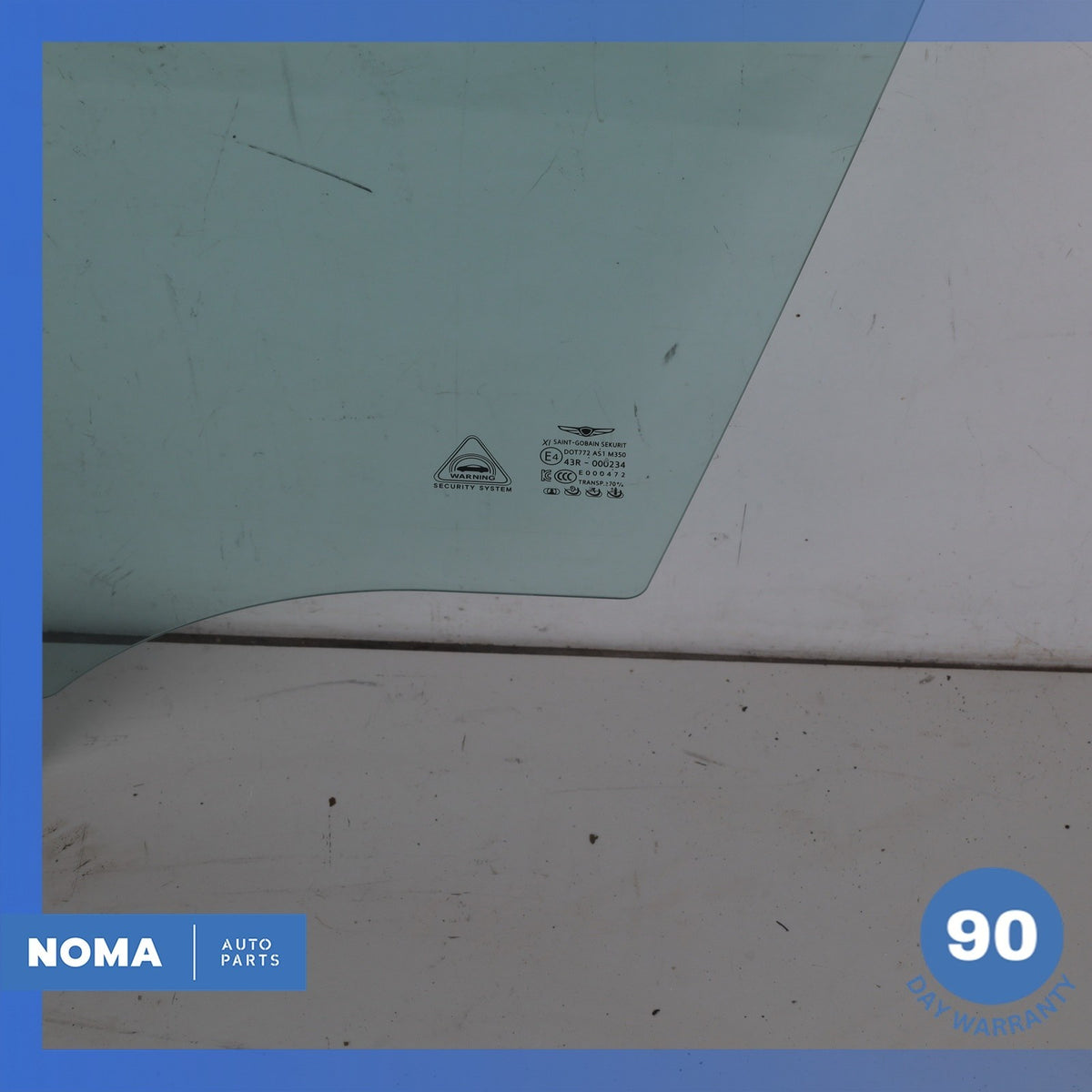 17-20 Hyundai DH G80 Genesis Front Left Driver Door Glass Window 82420-B1011 OEM - photo 7