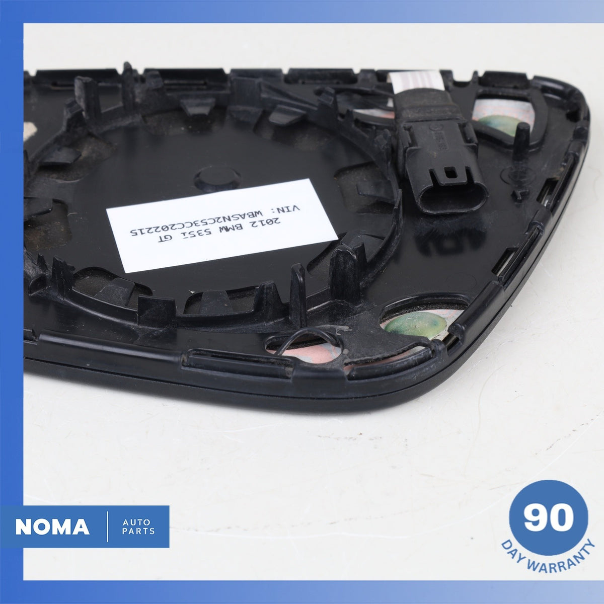 BMW F07 535i 550i GT Right Side Door Side Rear View Mirror Glass 7228612 OEM - photo 7