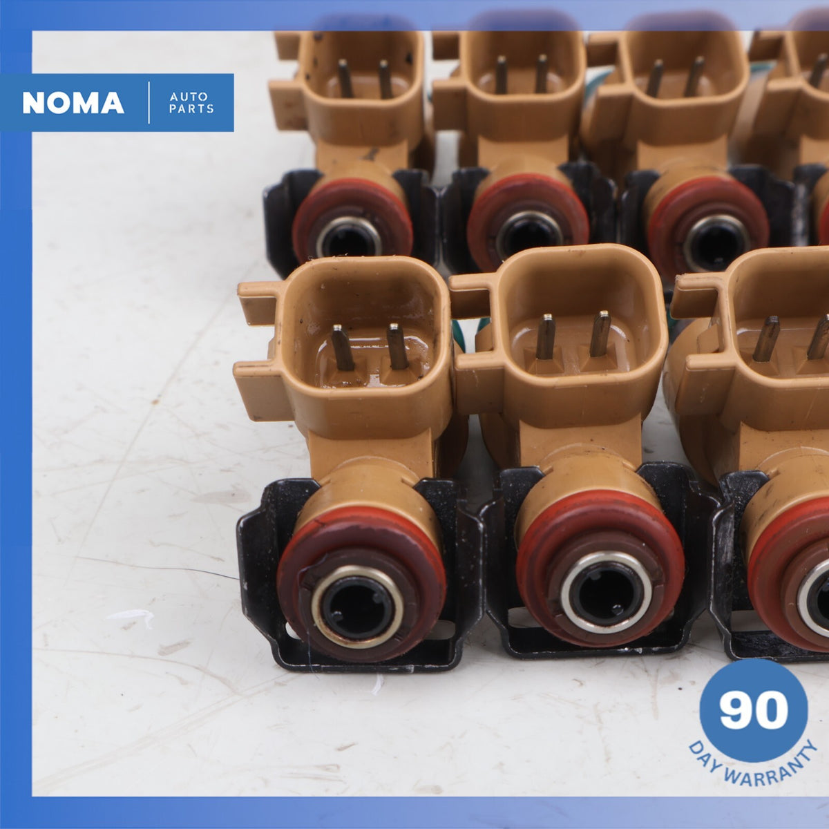 06-10 Jaguar X150 XK S-Type 4.2L N/A Engine Motor Fuel Injector Set of 8 OEM - photo 9