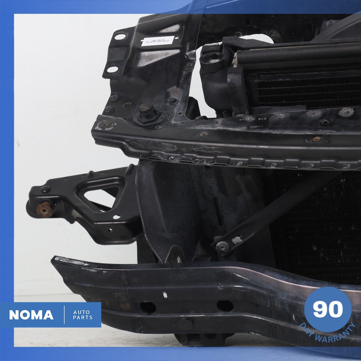 03-08 BMW E85 E86 Z4 Engine Motor Radiator Support Frame Assembly w/ Fan OEM - photo 6