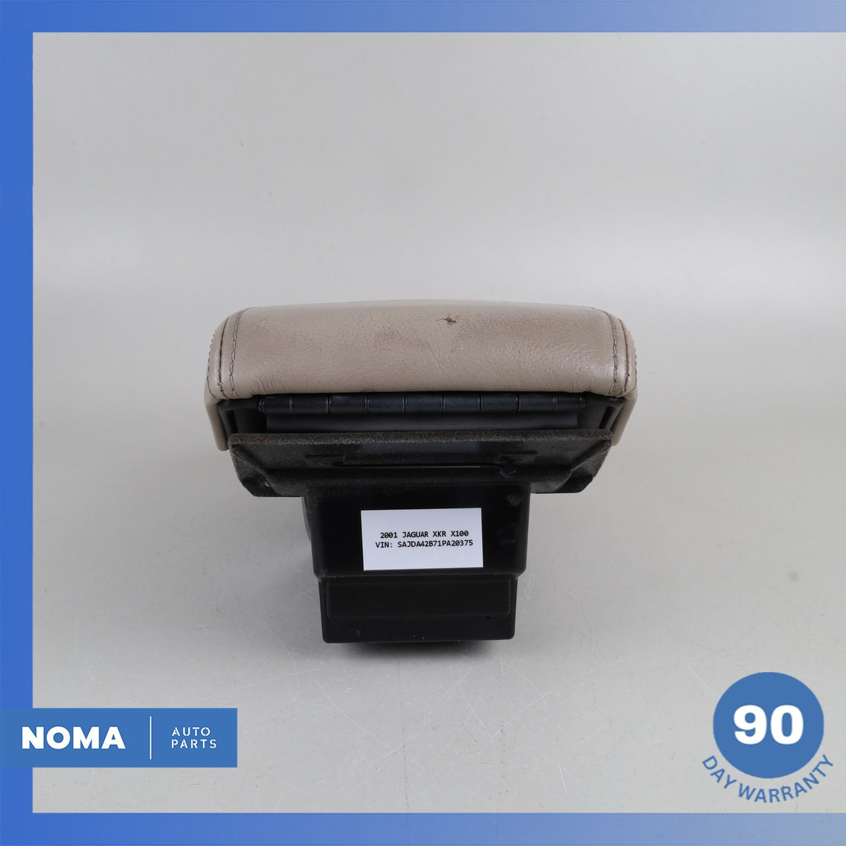 97-06 Jaguar X100 XKR Leather Center Console Arm Rest Lid w/ Trim Beige OEM 82k - photo 22