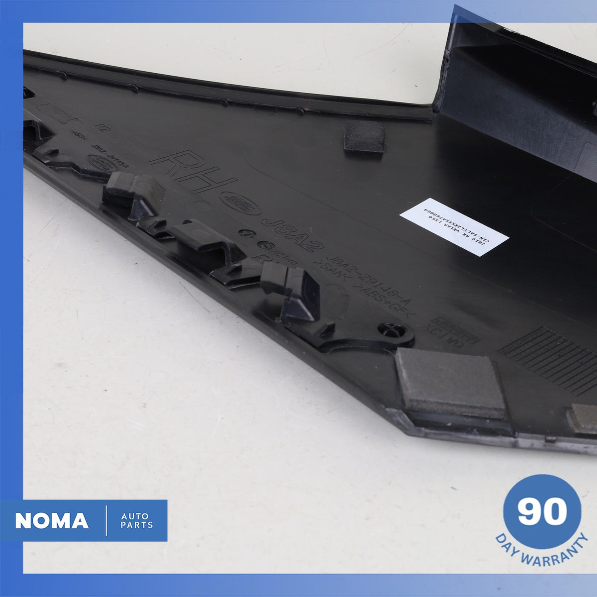 18-23 LR Range Rover L560 Velar Rear Right Side Exterior D-Pillar Molding OEM - photo 13