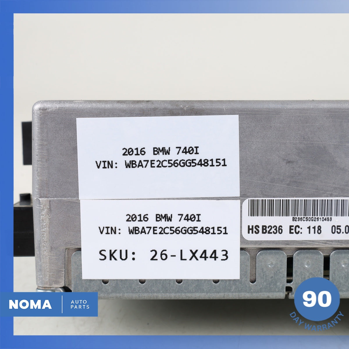 16-23 BMW G12 740i 640i RR Phantom Harman Audio AMP Amplifier Module OEM 76k - photo 14