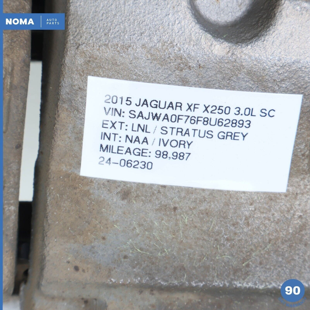 10-15 Jaguar X250 XF Front Right Passenger Side Brake Caliper CW932B294AA OEM - photo 15