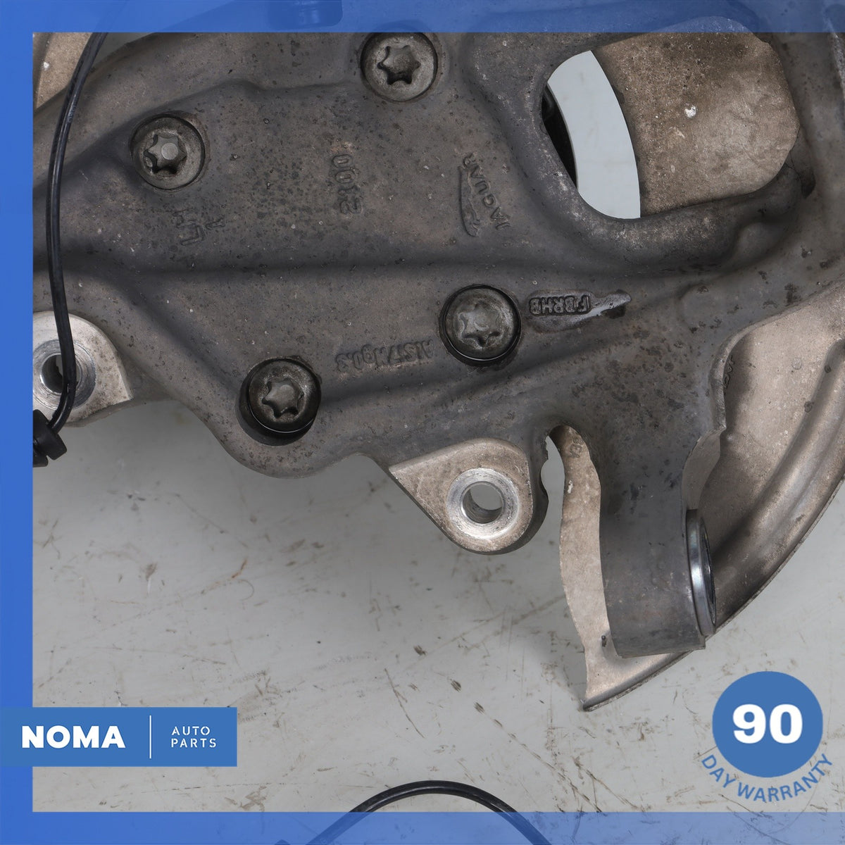 16-18 Jaguar X260 XF Front Left Spindle Knuckle Hub w/ Shield T2H35510 OEM - photo 13