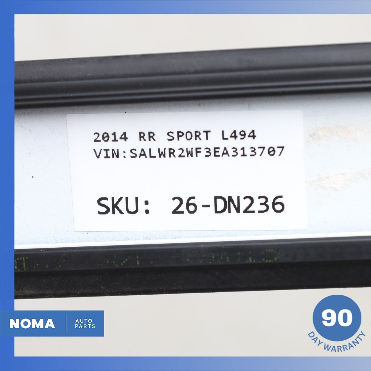 14-22 LR Range Rover Sport L494 Right Roof Drip Rail Upper Molding Trim OEM - photo 13