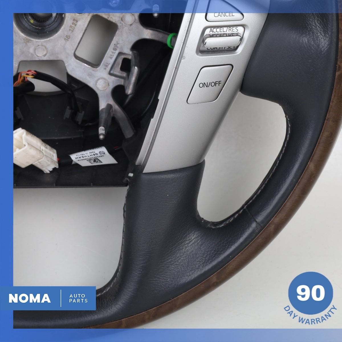 15-17 Infiniti Z62 QX80 Steering Wheel Wood 484305ZA0A OEM 82k - photo 5