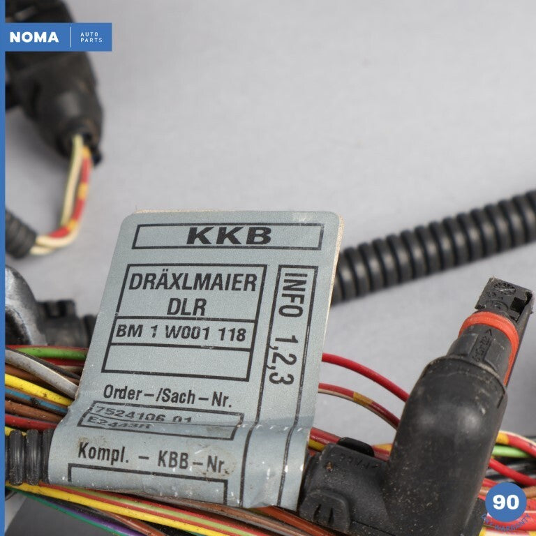 03-05 BMW Z4 E85 Roadster Engine Motor Wire Wiring Harness 7524106 OEM - photo 18