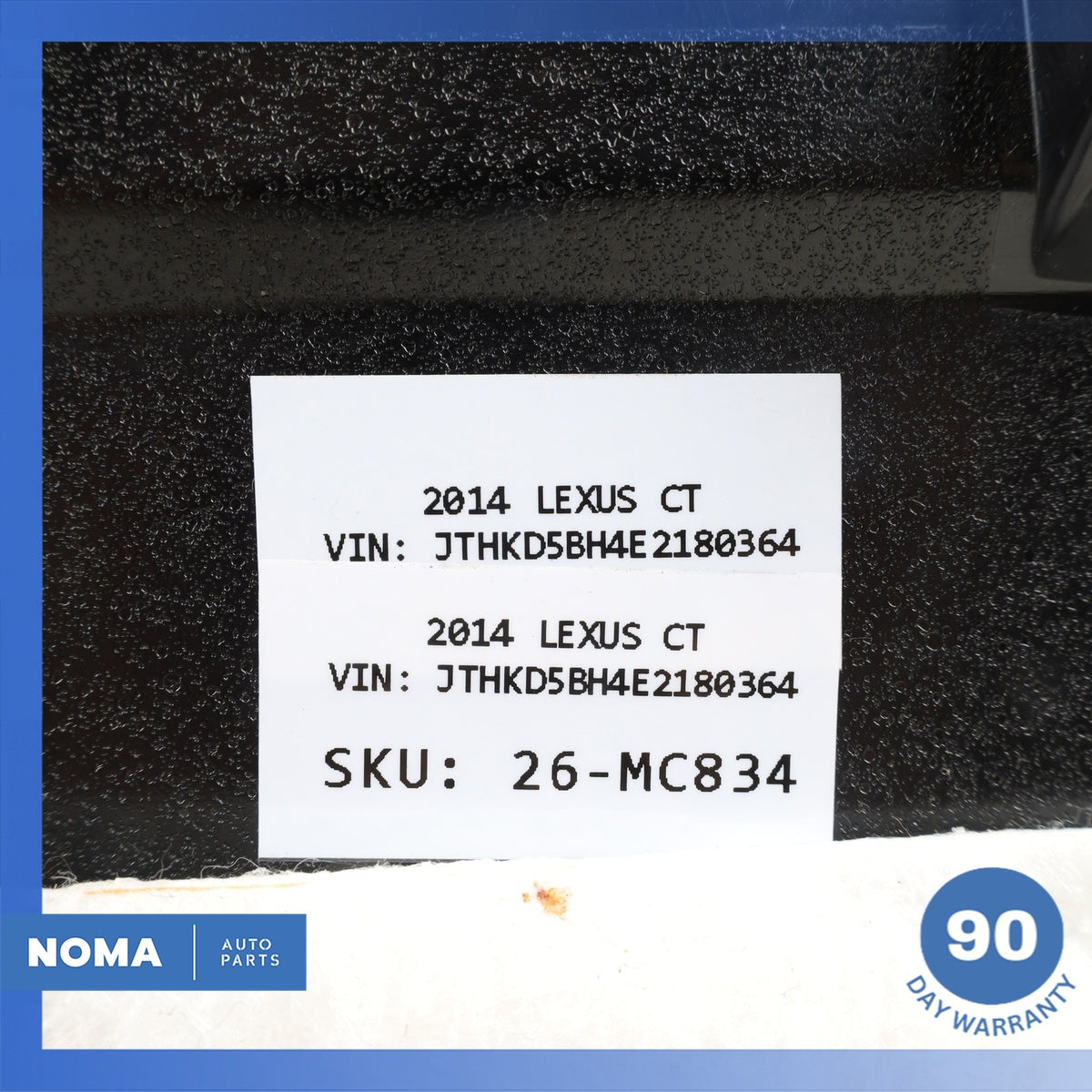 Lexus ZWA10 CT200h Dashboard Glovebox Glove Box Storage Compartment Black OEM - photo 23