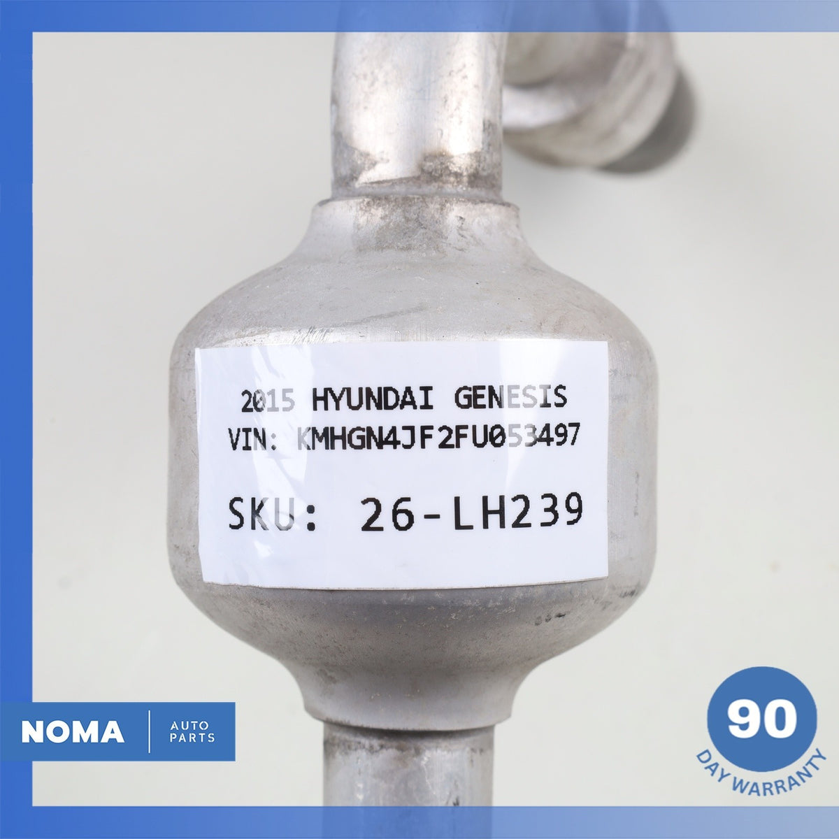 15-17 Hyundai DH Genesis 5.0L A/C AC Air Conditioning Hose Line Set OEM - photo 14