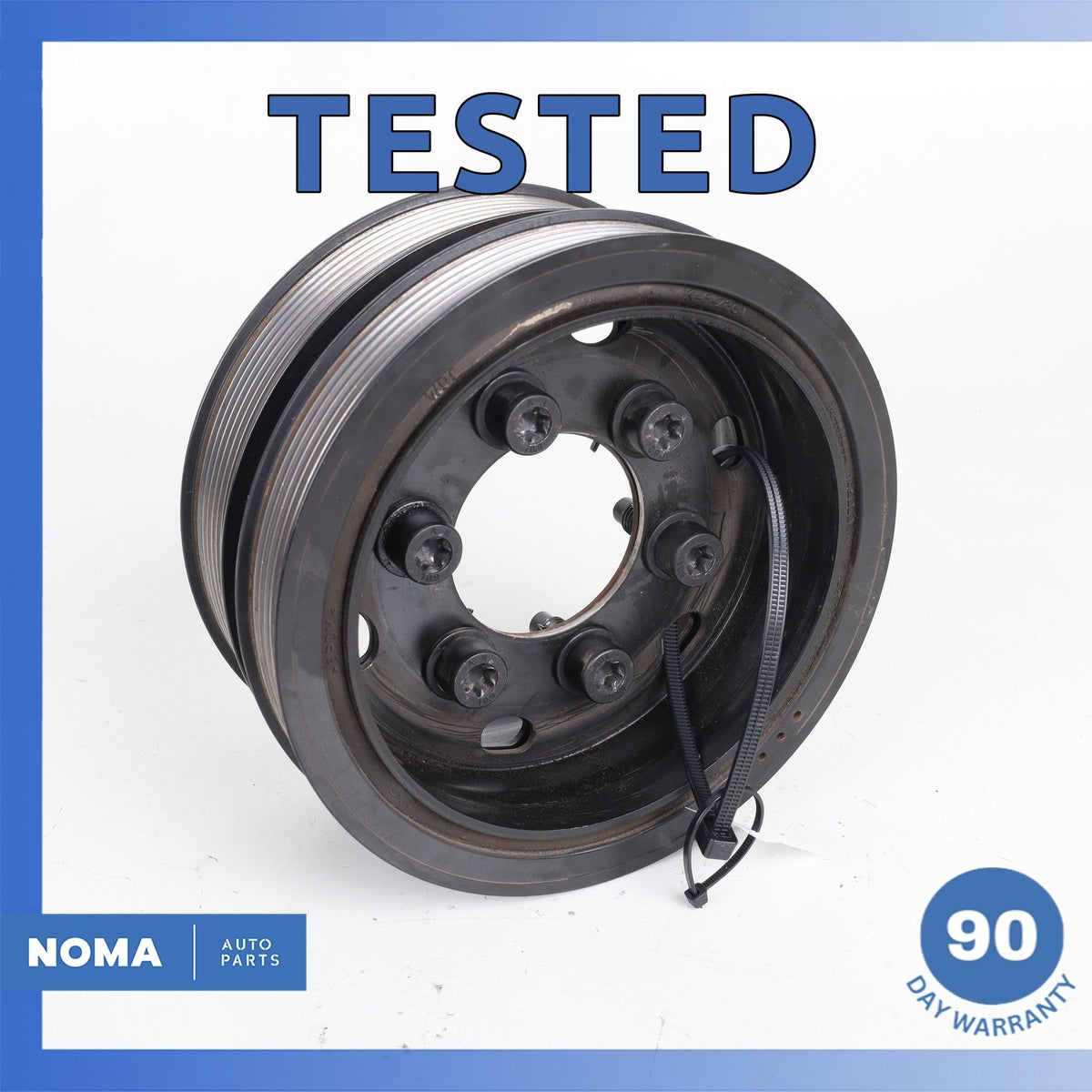 10-23 LR Range Rover Sport L494 F-Type XF Engine Crankshaft Balancer Pulley OEM - photo 1