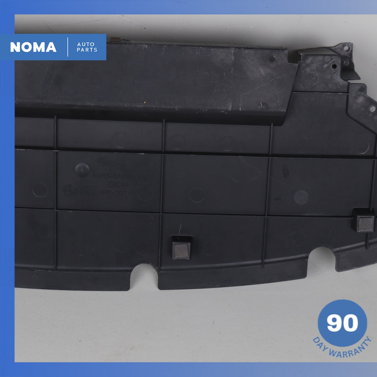 07-09 Jaguar X150 XK Radiator Support Lower Air Deflector Shield 6W838A095AC OEM - photo 3