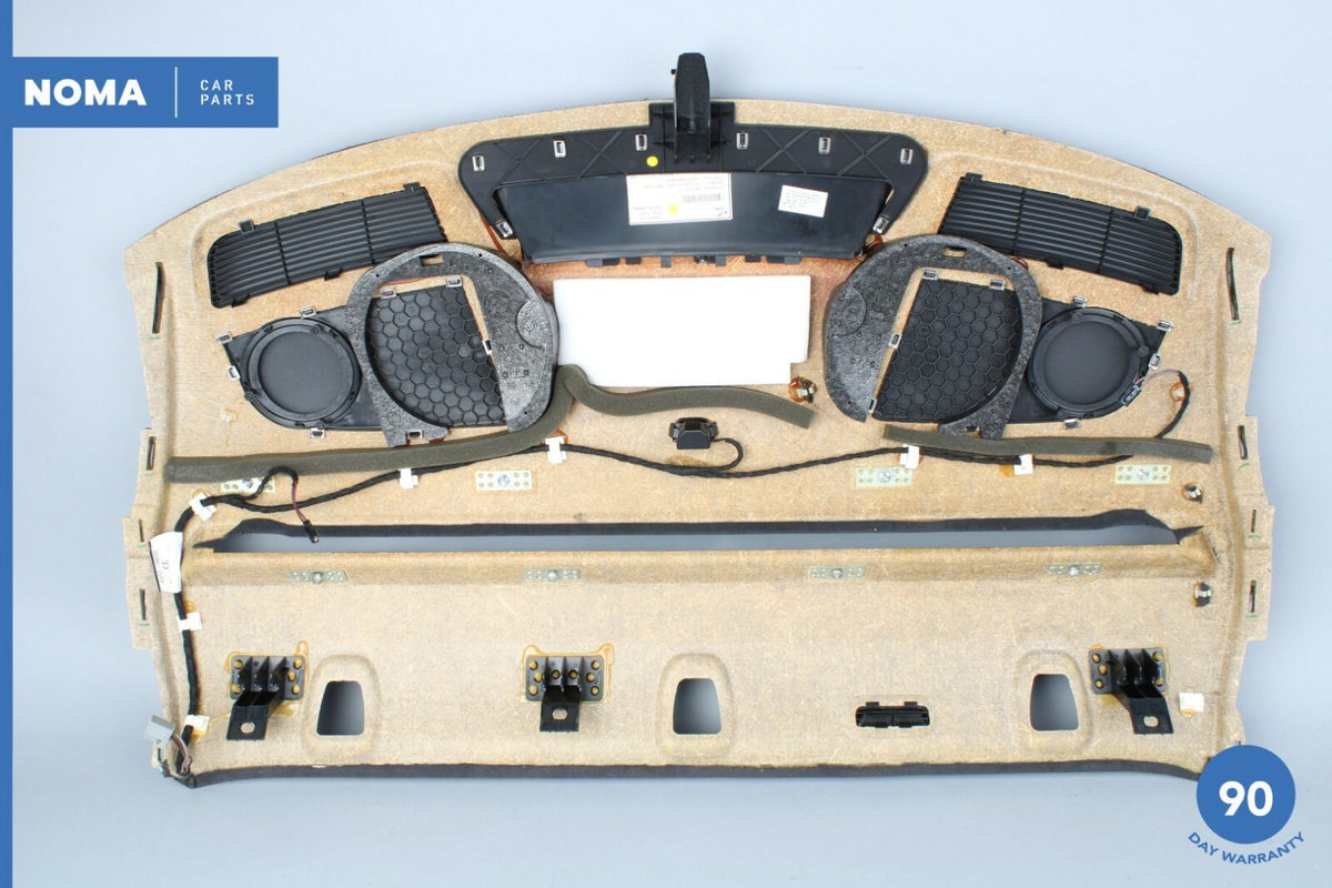 10-15 Jaguar XJ X351 Rear Parcel Shelf Trim Panel w/ Grilles & Harness PVJ OEM - photo 6