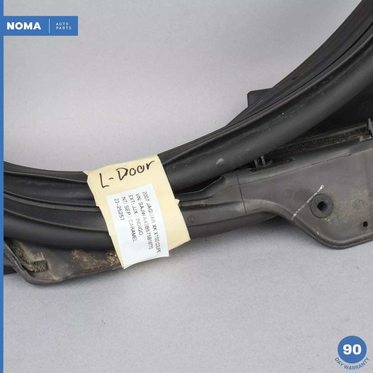 07-15 Jaguar X150 XK XKR Left Driver Side Lower Door Weatherstrip Seal OEM - photo 11