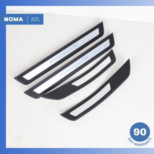 12-16 BMW F10 ActiveHybrid 5 Tread Panel Scuff Plate Set of 4 51477309489 OEM - photo 1