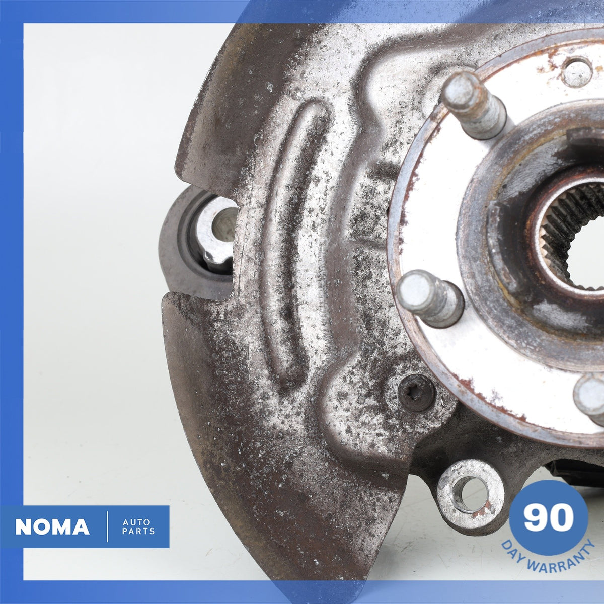 12-19 LR Range Rover Evoque L538 Rear Left Spindle Knuckle Hub w/ Shield OEM - photo 3