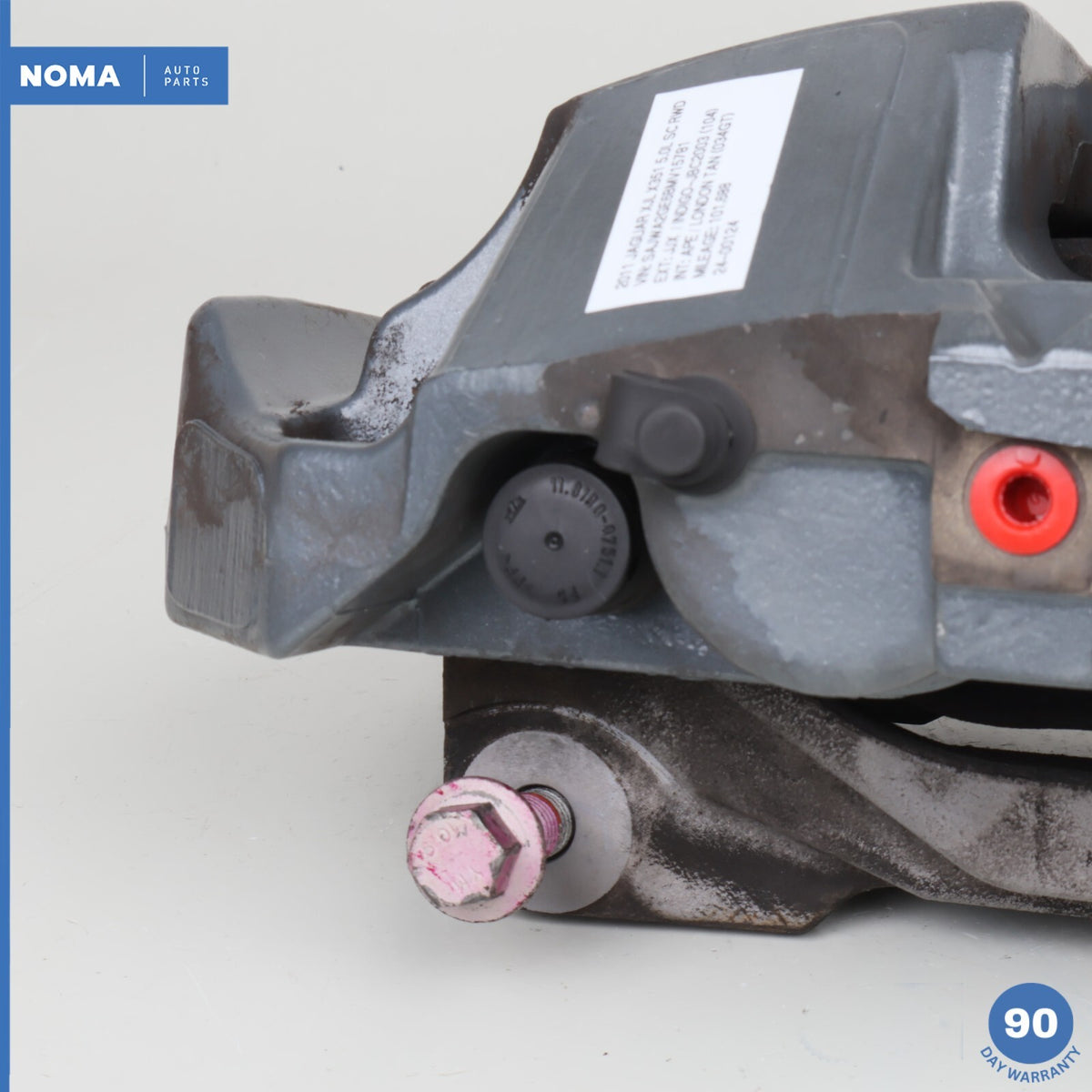 10-19 XJL X351 XFR 5.0L S/C Front Right Side Brake Caliper Cover w/ Hose OEM - photo 13