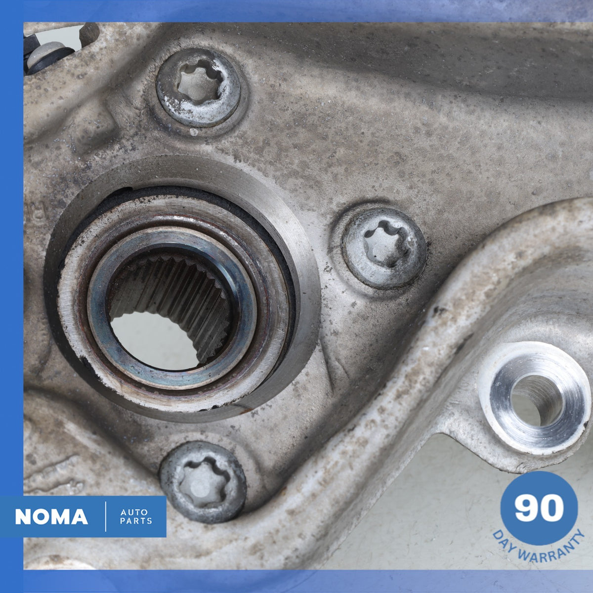 18-21 Jaguar X761 F-Pace Velar Front Right Spindle Knuckle Hub w/ Shield OEM 76k - photo 16