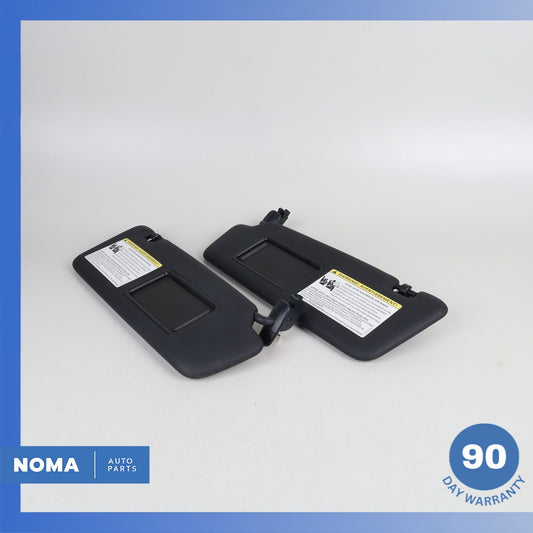 Audi 8U Q3 Left & Right Side Sunvisor Sun Visor Set Black OEM - photo 1