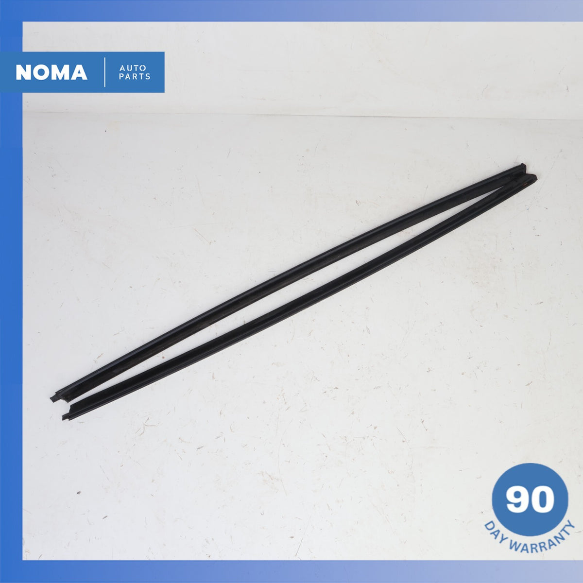 07-15 Jaguar X150 XK XKR Front Left & Right Door Window Molding Seal Set OEM - photo 7