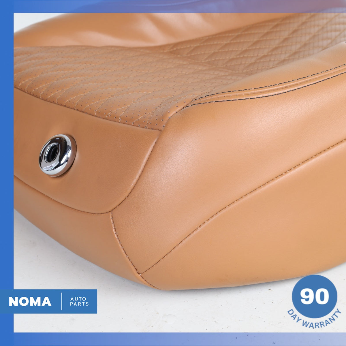 14-19 Jaguar X351 XJL XJR Front Right Passenger Top Upper Seat Cushion Brown OEM - photo 10
