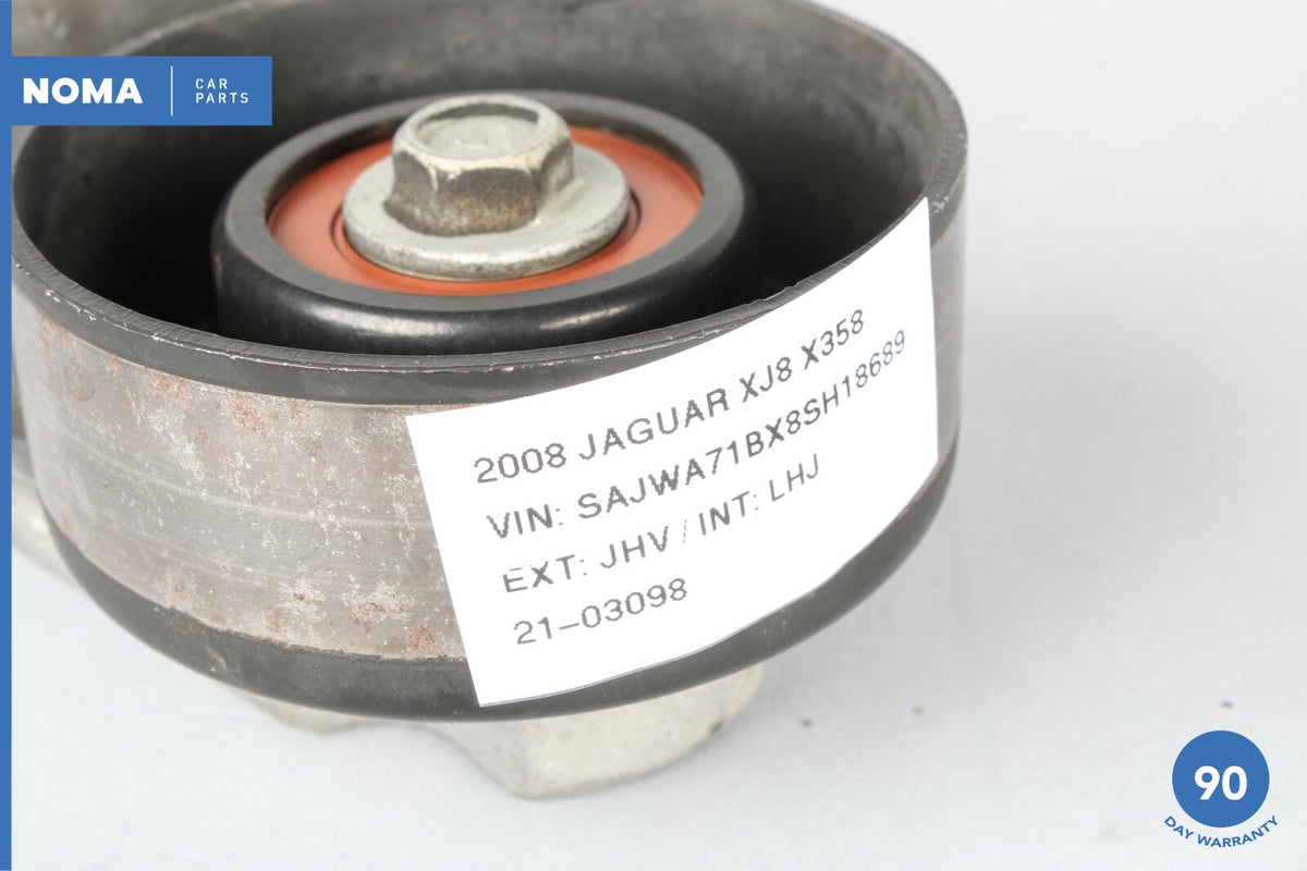 04-09 Jaguar XJ8 Vanden Plas X350 X358 Drive Belt Tensioner w/ Idler Pulley OEM - photo 7