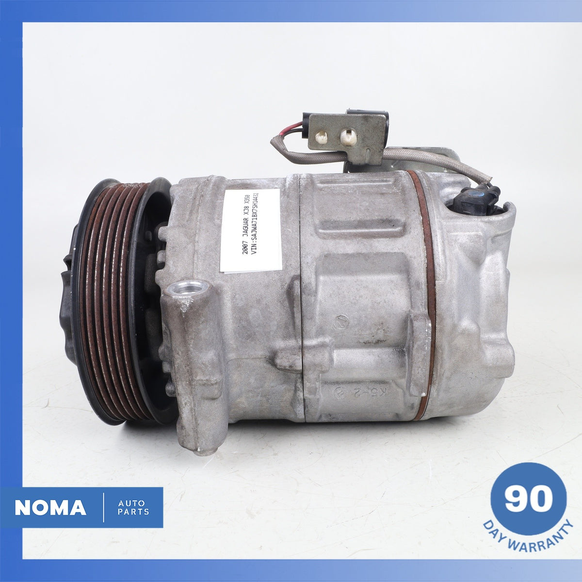 04-09 Jaguar X350 XJ8 VDP A/C AC Air Conditioning Compressor Clutch OEM 62k - photo 9
